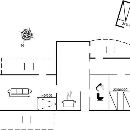 Emeli - 100m From The Sea By Interhome Сasa de vacaciones Fårevejle